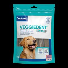 Veggiedent Fr3sh L - Kaustreifen für Hunde über 30 kg Körpergewicht - 490 Gramm