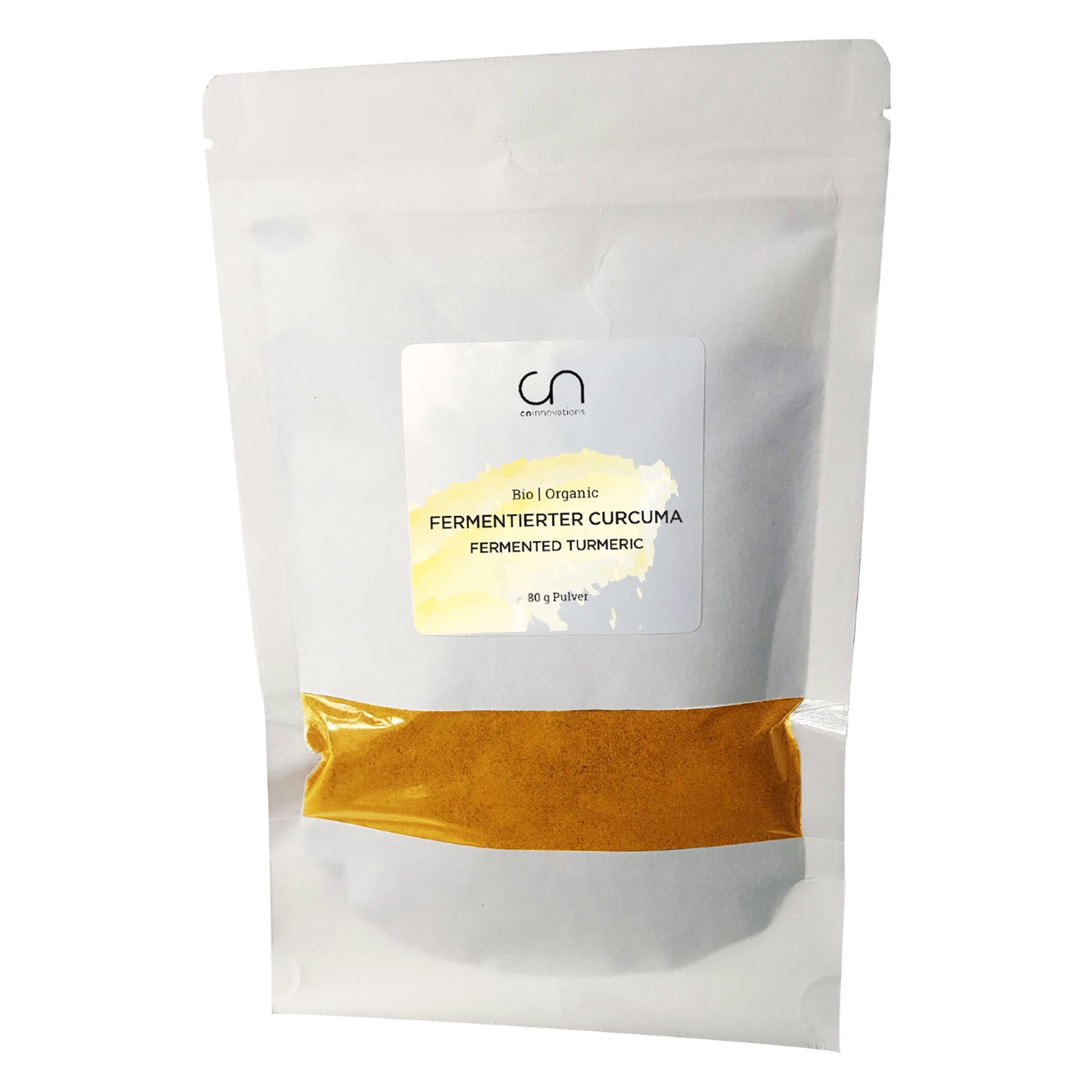 Kurkuma fermentiert Plv Bio - 80 Gramm