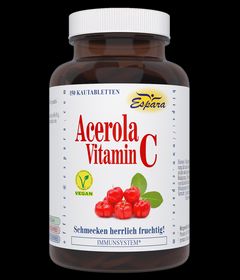 Espara Acerola Vitamin C Kautabletten - 150 Stück