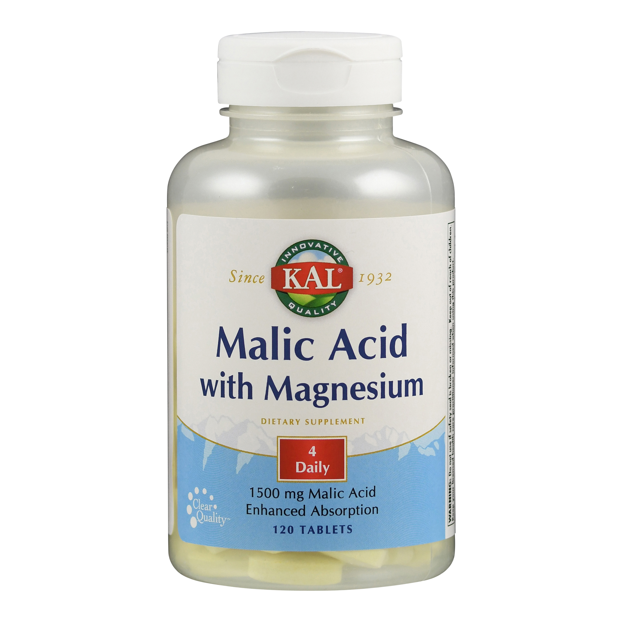 Supplementa Malic Acid mit Magnesium Tabletten - 120 Stück