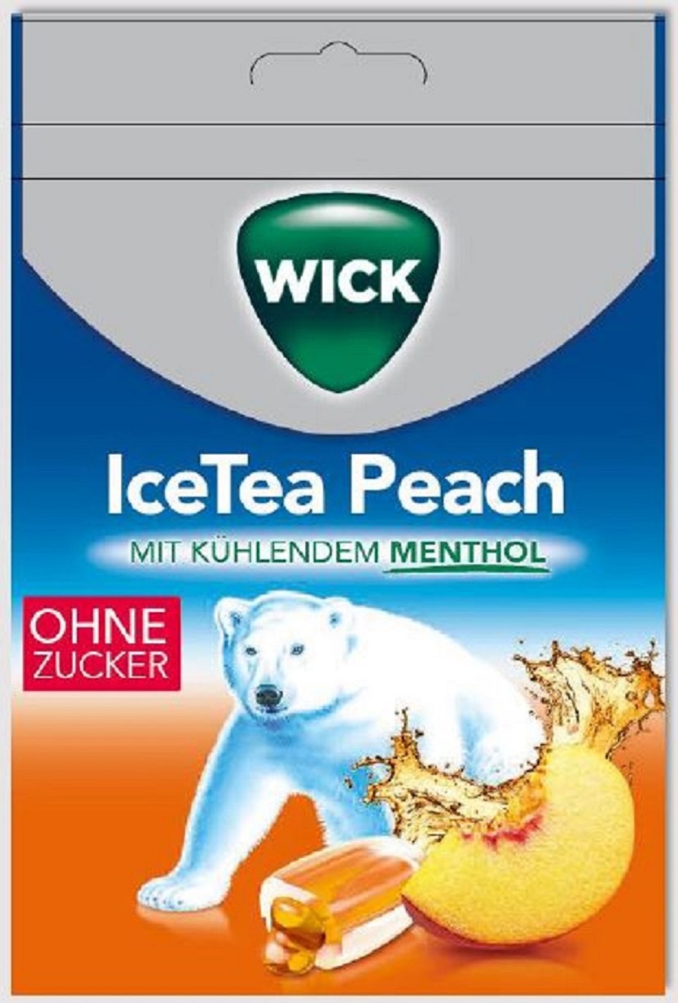 WICK IceTea Peach Btl. zfr. 72g - 72 Gramm
