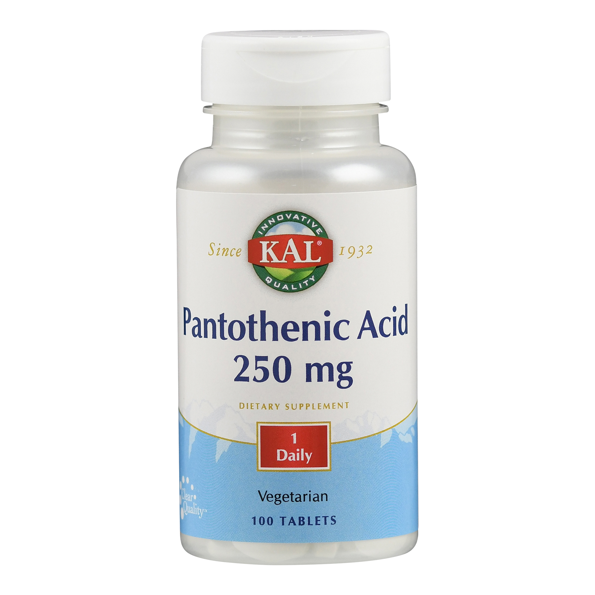 Supplementa Pantothensäure (Vitamin B5) 250 mg Tabletten - 100 Stück