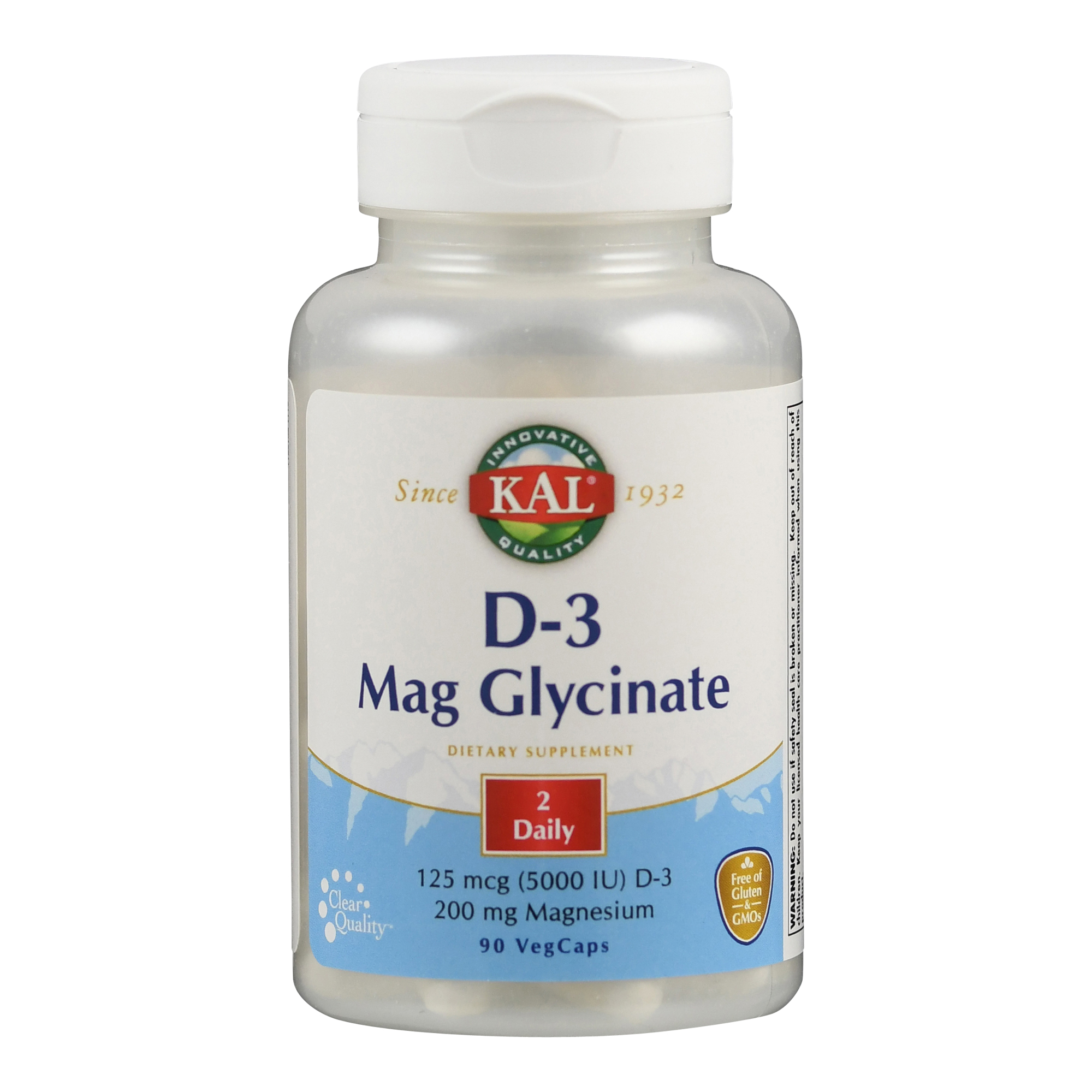 Supplementa D-3 Mag Glycinate Kapseln - 90 Stück