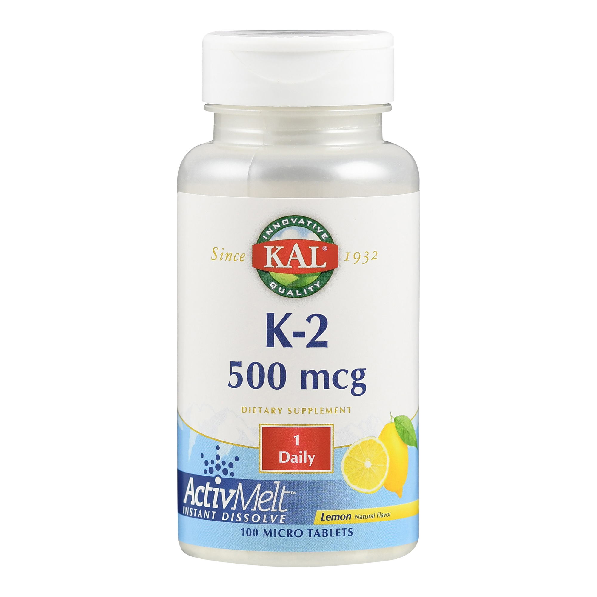 Vitamin K2 500 mcg ActivMelt Tabletten KAL - 100 Stück