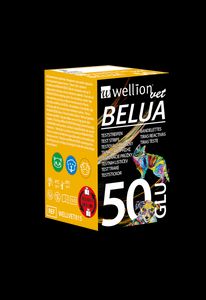 WELLVET815 WellionVet BELUA Blutzuckerteststreifen für Hunde, Katzen und Kühe, 50 Stück - 50 Stück